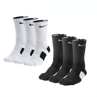 Tất Cổ Cao Nike Elite Crew - Chất Cotton Thấm Hút Mồ Hôi Chống Hôi Chân Khi Chơi Thể Thao