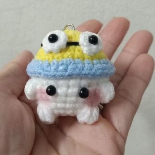 [Đọc kĩ mô tả] Móc khóa Bé Nấm Bằng Len Handmade