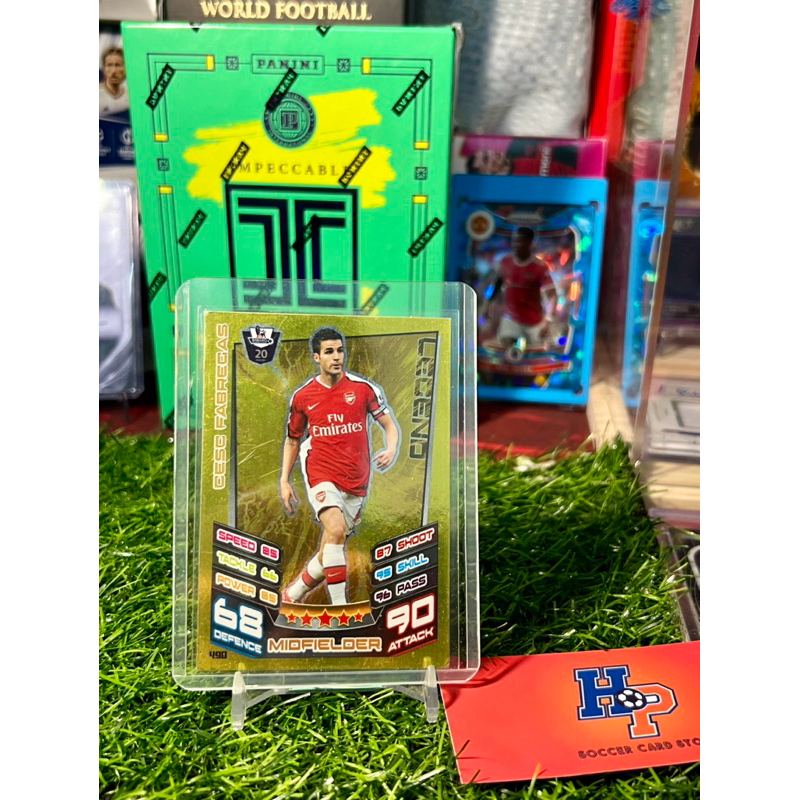 Thẻ bóng đá Cesc Fabregas Legend Topps Match Attax EPL 2012/13