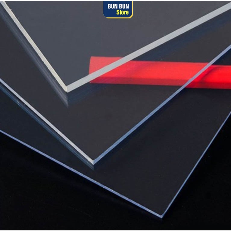  Tấm Mica trong suốt - Dầy 2mm 3mm... Đa dạng kích thước Có lớp màng bảo vệ chống xước 2 mặt. 