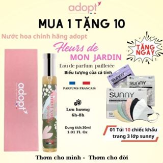 Nc hoa pháp,nước hoa nữ Fleur De Mon Jardin hương thơm tươi mát quyến rũ ngọt ngào yêu thương