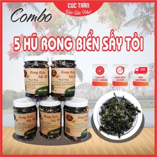 Combo 5 hủ rong biển sấy tỏi mè, rong biển rắc cơm, rong biển cháy tỏi giòn rụm, giàu dinh dưỡng - CTB621