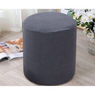  Vỏ đôn tròn vải nỉ nhung gân  DECOR HOME SH bọc đôn sofa dày dặn mềm mại 