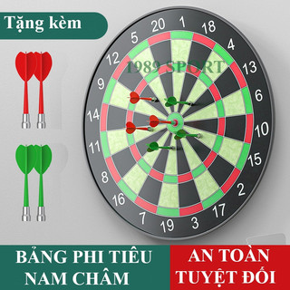 Bảng phi tiêu nam châm size đại 40.5 cm ( kèm 4 phi tiêu ) - An toàn cho mọi lứa tuổi