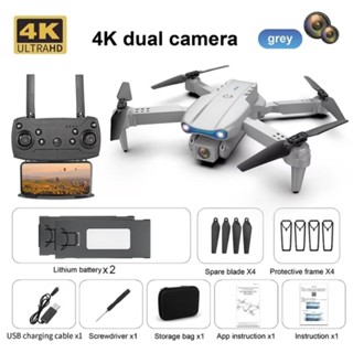 FlyCam Drone Mini E99 Pro Gía Rẻ, Máy Bay Điều Khiển Từ Xa Camera Kép 4K Cực Sắc Nét, Cảm Ứng Chống Va Chạm