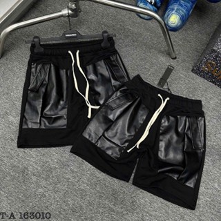 Quần Đùi Jorger Nam DSQ Phối Túi Da Siêu Đẹp, Quần Jorgger Nam Dớt Si Que Chất Nỉ Chân Cua Phối Túi Khóa Siêu Cấp.