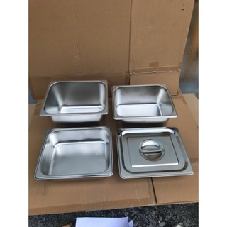 Khay GN Dày Đựng Topping, Buffet, Thực Phẩm (1/2 - 1/3 - 1/4 - 1/6 - 1/9)