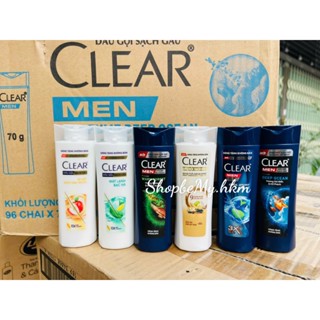 Dầu gội Clear 9 Loại Thảo dược cổ truyền sạch gầu giảm gãy rụng 100ml- HKM