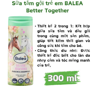 Sữa tắm gội Balea Kid 2in1 300ml