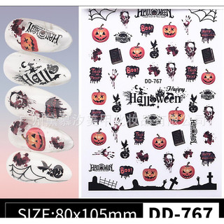 sticker dán móng HALLOWEEN
