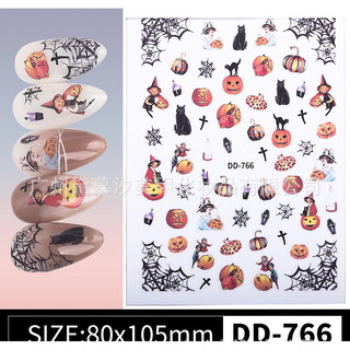 sticker dán móng HALLOWEEN