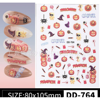 sticker dán móng HALLOWEEN