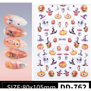 sticker dán móng HALLOWEEN