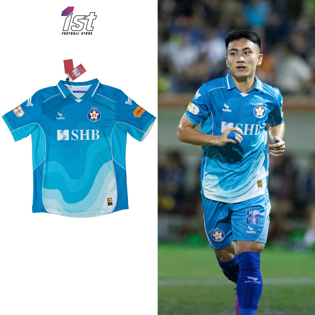 Áo Thi Đấu Bóng Đá CLB SHB Đà Nẵng Màu Xanh mùa giải V.League 2024-2025