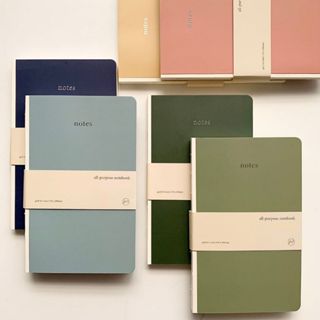 Sổ Tay Notes Tối Giản ruột Caro Kẻ Ngang 100GSM - Sổ Ghi Chép Làm Bullet Journal 160 Trang