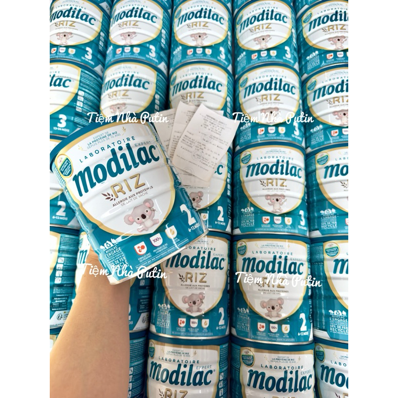 ✈️ Sữa Modilac Riz 1,2,3 Pháp hàng bay air, đủ bill date T09/2027