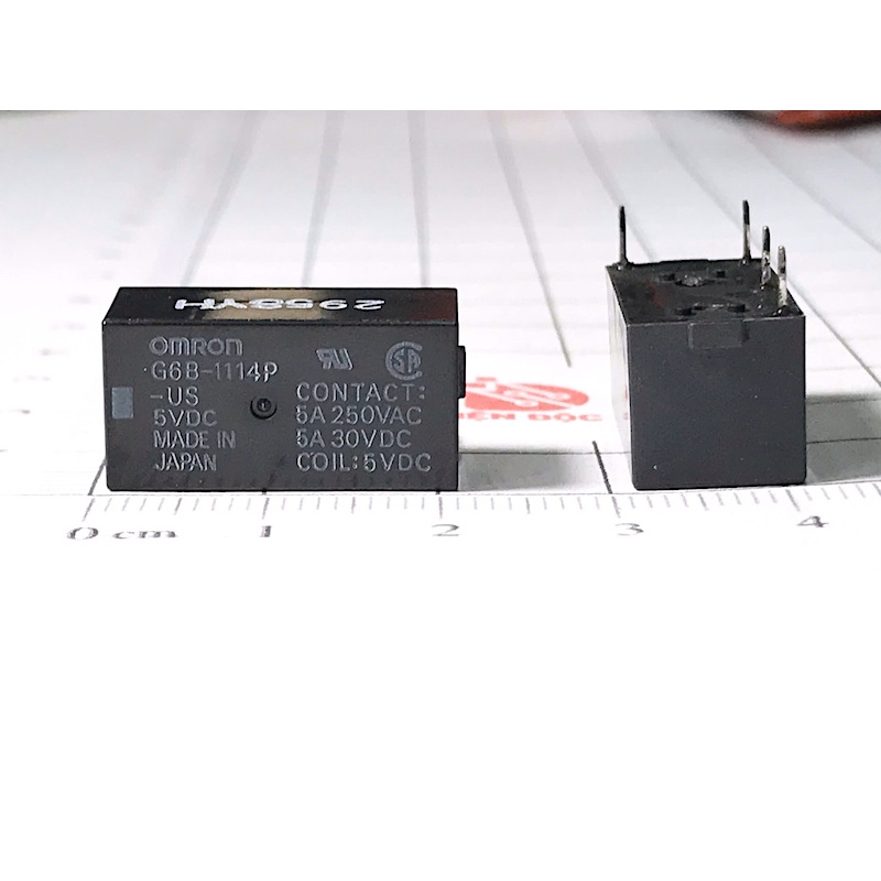 [1 chiếc] G6B-1114P-US Rơ le OMRON 5VDC 5A 4 chân
