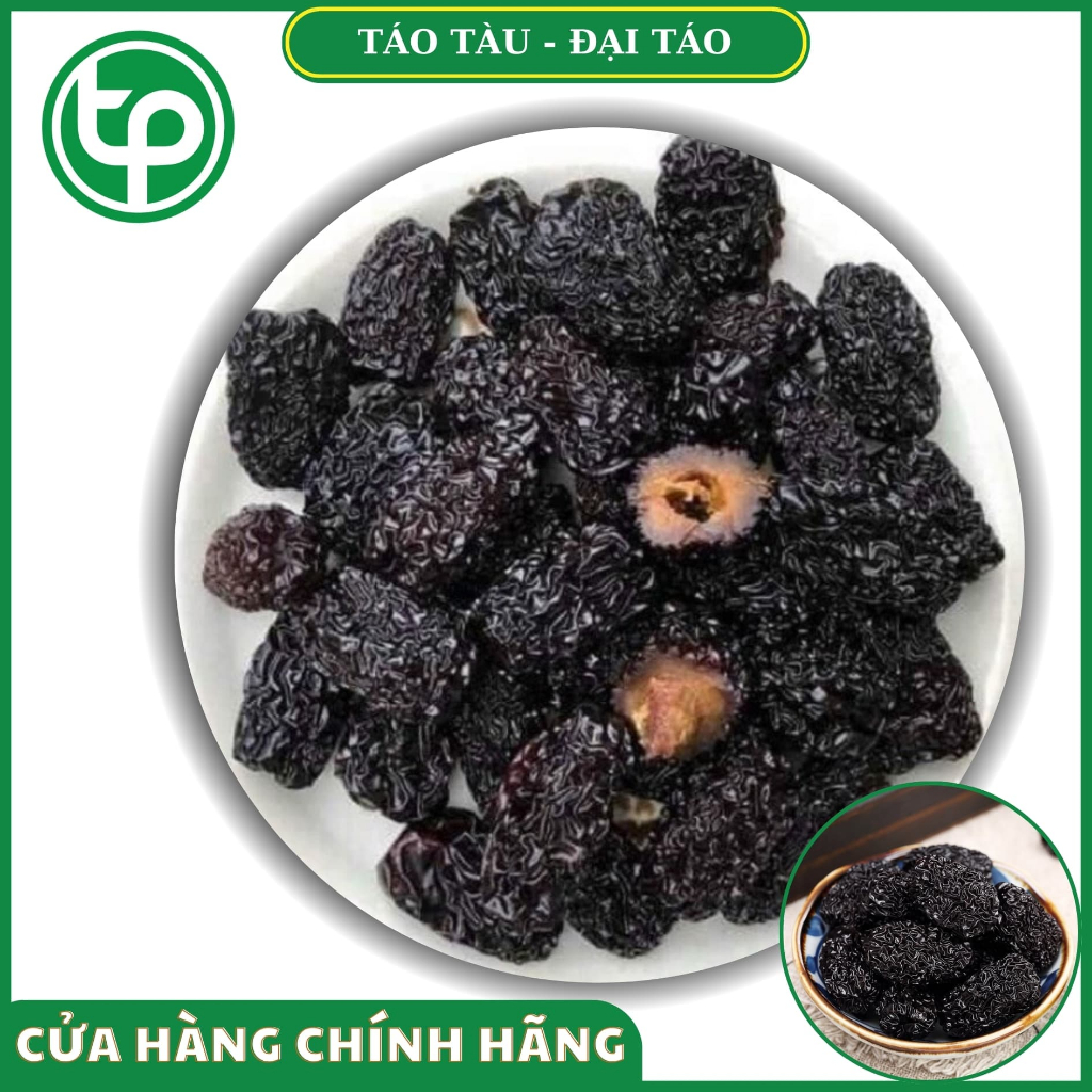[Hàng mới về] Táo tàu ( táo đen ) khô - Tấn Phát - Hàng sạch ngon cao cấp - túi lớn loại 500gram