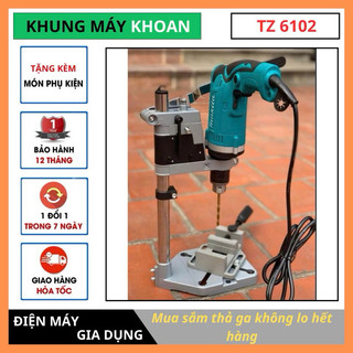Đế gắn máy khoan,khung gắn máy khoan cầm tay