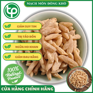 [Hàng sạch thơm cao cấp] Củ mạch môn sấy khô - Tấn Phát - Túi lớn loại 500gram