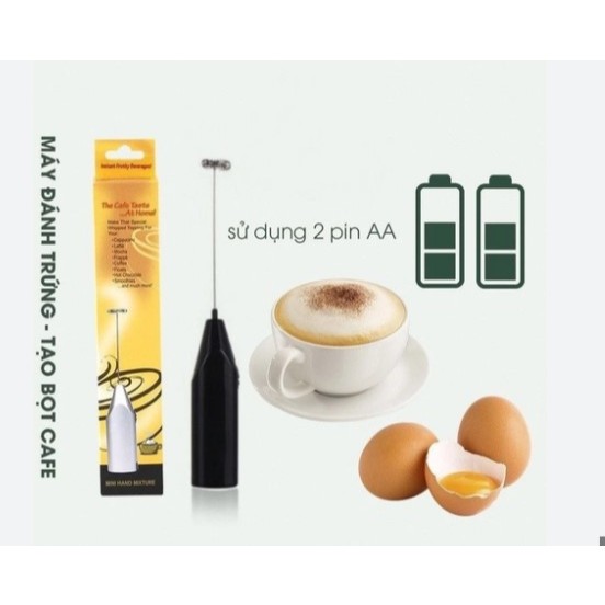 Máy đánh trứng - tạo bọt cafe cầm tay