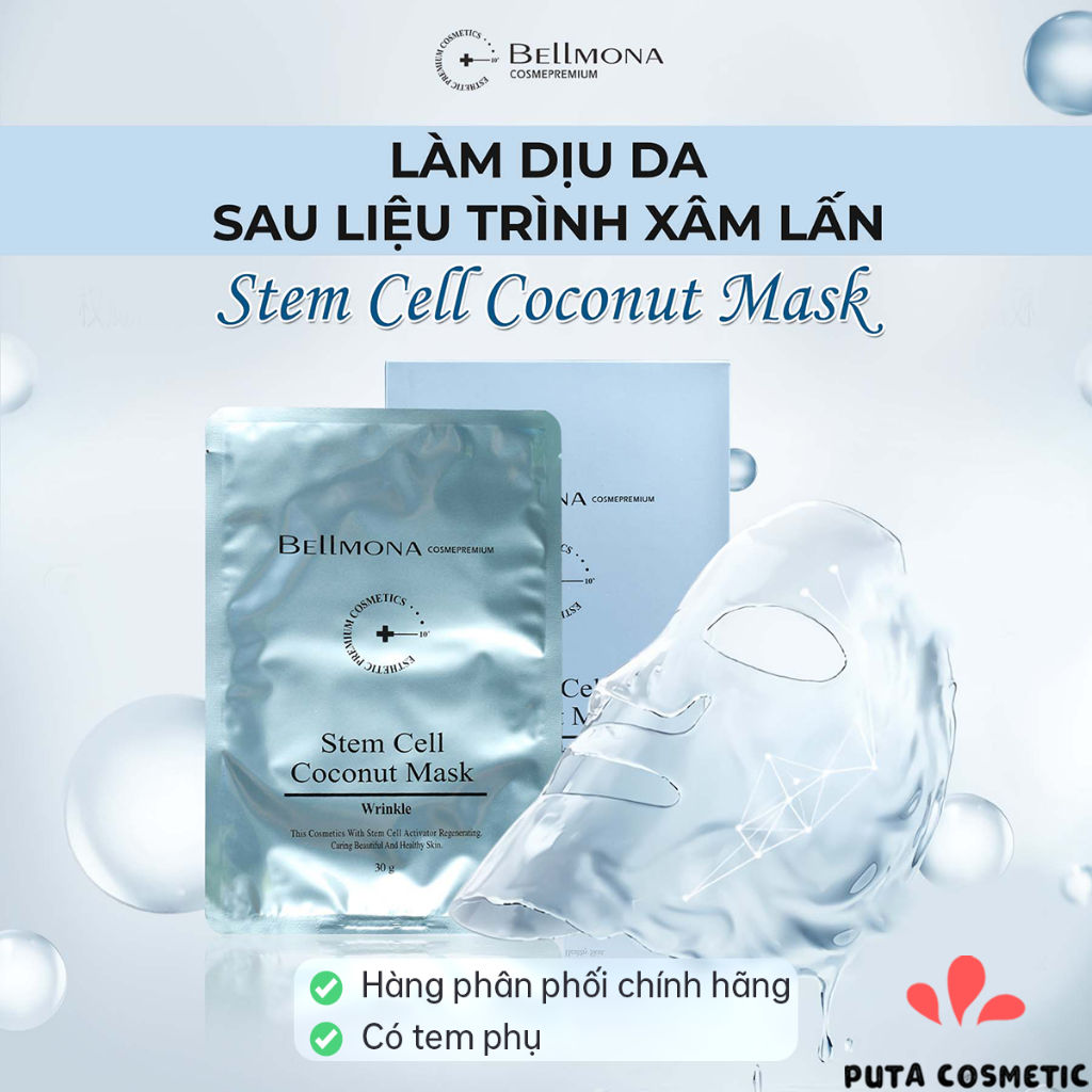 Mặt nạ tế bào gốc Bellmona - Stem Cell Coconut Mask