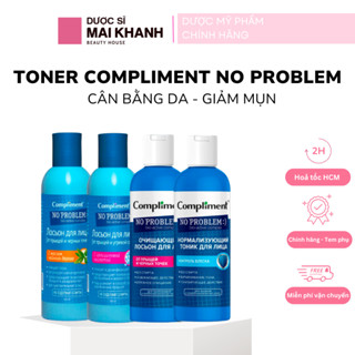 Toner Dưỡng Ẩm Chuyên Sâu Compliment Làm Dịu Da, Thu Nhỏ Lỗ Chân Lông Dành Cho Da Dầu Mụn 200ML