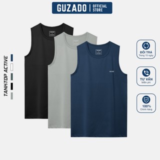 Áo ba lỗ nam Guzado tanktop thể thao khỏe khắn,rộng rãi thoáng mát,vận động thoải mái GTT01