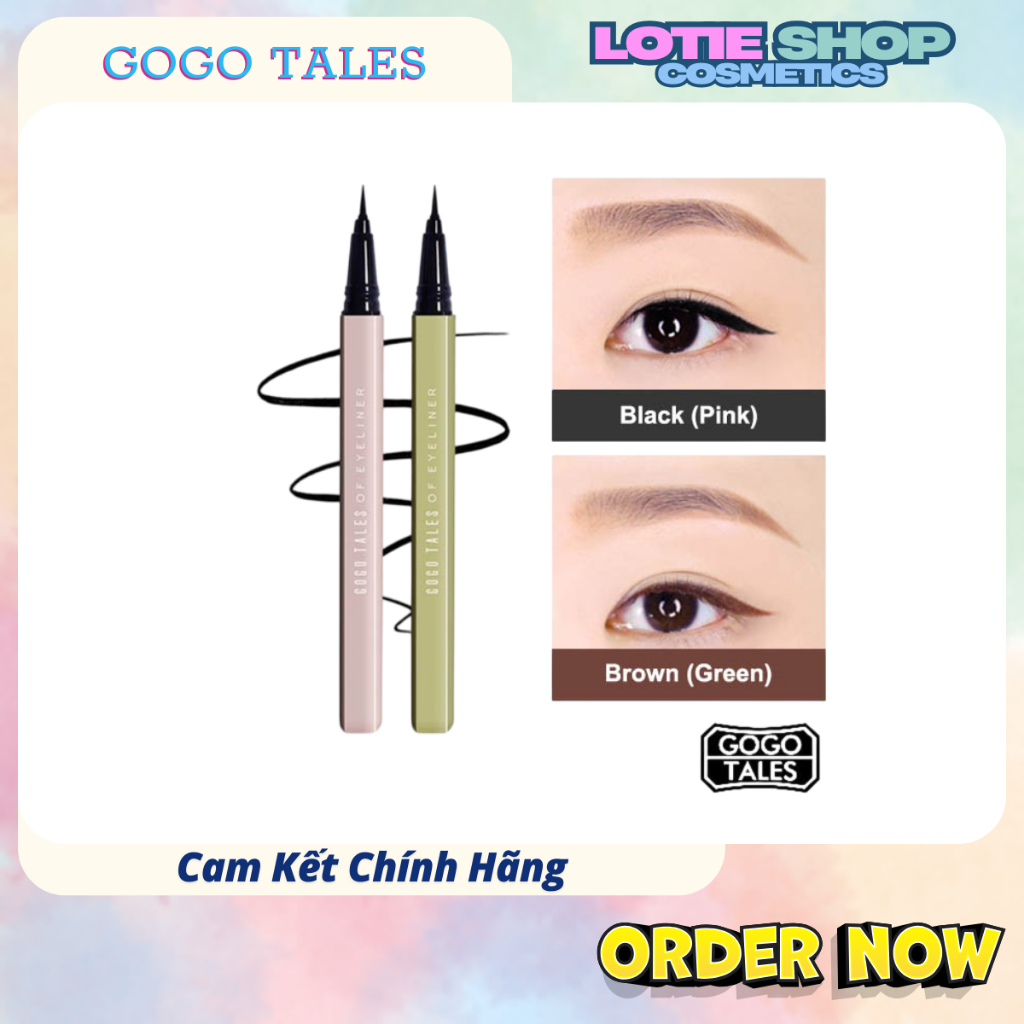 Bút Kẻ Mắt Nước GoGo Tales Of Eyeliner lâu trôi Cao Cấp nội địa Trung | BigBuy360 - bigbuy360.vn