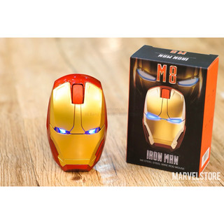 Chuột máy tính ironman Marvel sáng đèn