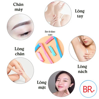 Set 2 Dao Cạo Lông Mày Tiện Lợi 00080