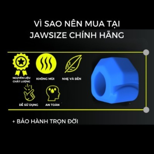 Bóng Tập Cơ Hàm Jawsize Chính Hãng, Dụng Cụ Tập Chewing, Mewing - Hạnh Sport