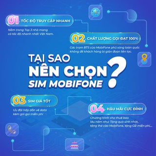 Sim 4G MobiFone TK135 Data Cực Khủng 7GB/ngày 210GB/tháng. Miễn Phí Tháng Đầu Không Nạp Tiền