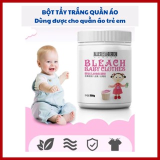 Bột tẩy trắng quần áo, thuốc tẩy mốc quần áo đánh bay vết mốc ố vàng quần áo, an toàn cho bé