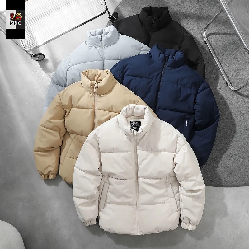 Áo Khoác Phao Nam Cổ Cao TORANO Chần Bông Cao Cấp, Khử Khuẩn, Siêu Nhẹ, Giữ Ấm Cực Tốt, Thiết Kế Trẻ