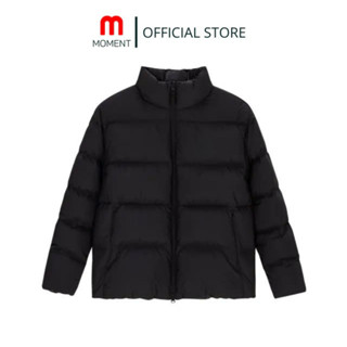 Áo Khoác Phao Nam Dáng Ngắn BigSize Cổ Cao Trẻ Trung Siêu Nhẹ Giữ Ấm Tốt Cản Gió Cho Mùa Đông Moment Store VN