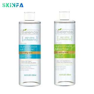  Toner Bielenda Super Power Mezo Tonic Skin Clinic Correcting Moisturizing Dưỡng Ẩm 200ml 