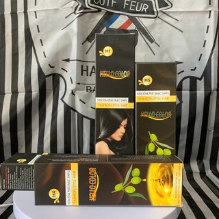 Nhuộm tóc phủ bạc Hello Color 100%