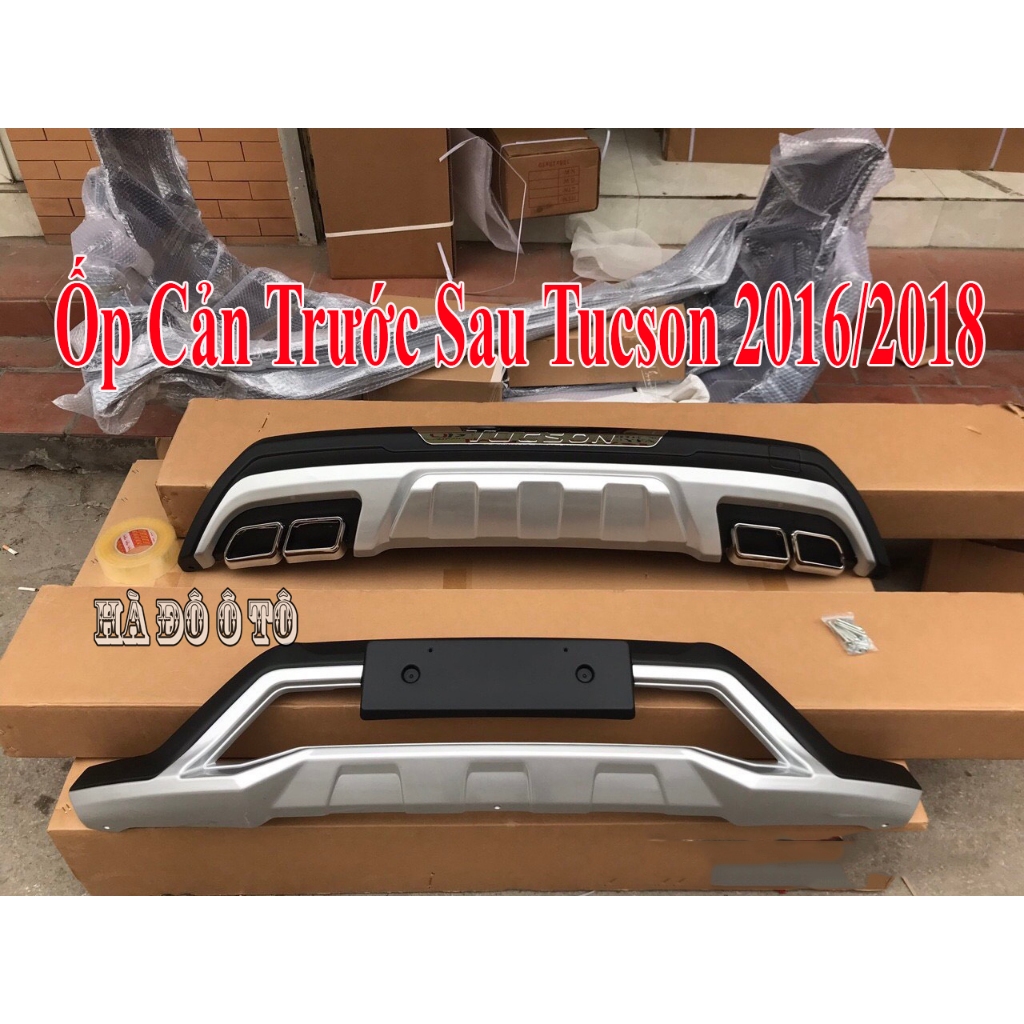 Ốp Cản Trước Sau Tucson 2016 2017 2018 -Ốp Bảo Vệ Cản Trước Sau Hyundai Tucson