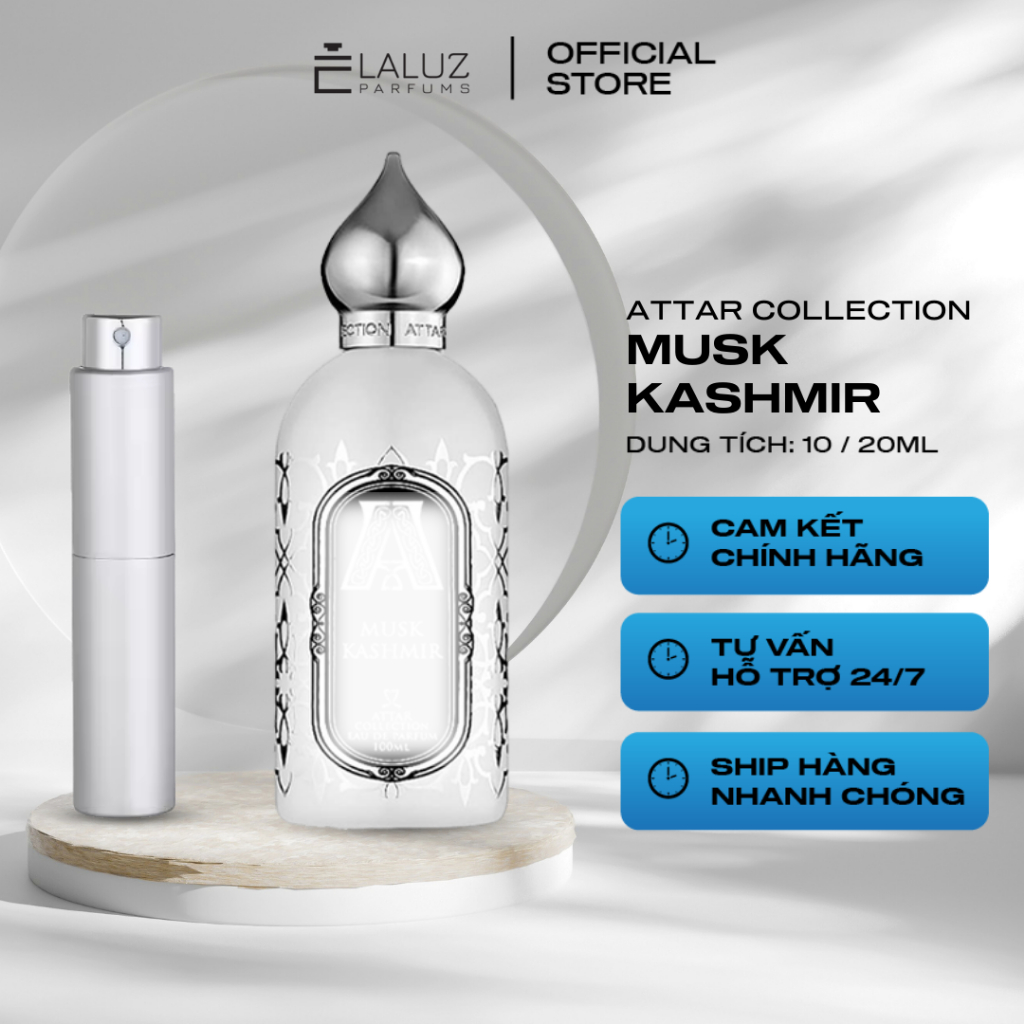 [LALUZ] Nước hoa Musk Kashmir 10ml/20ml hương thơm ấm áp, quyến rũ