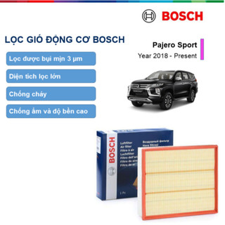 LỌC GIÓ ĐỘNG CƠ BOSCH :MITSUBISHI PAJERO SPORT ĐỜI XE 2018 ĐẾN NAY
