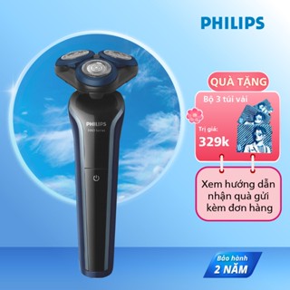 Máy cạo râu khô và ướt Philips S3608, an toàn cho da, bảo hành 2 năm toàn quốc | Sạc nhanh, Giá tốt - Hàng chính hãng
