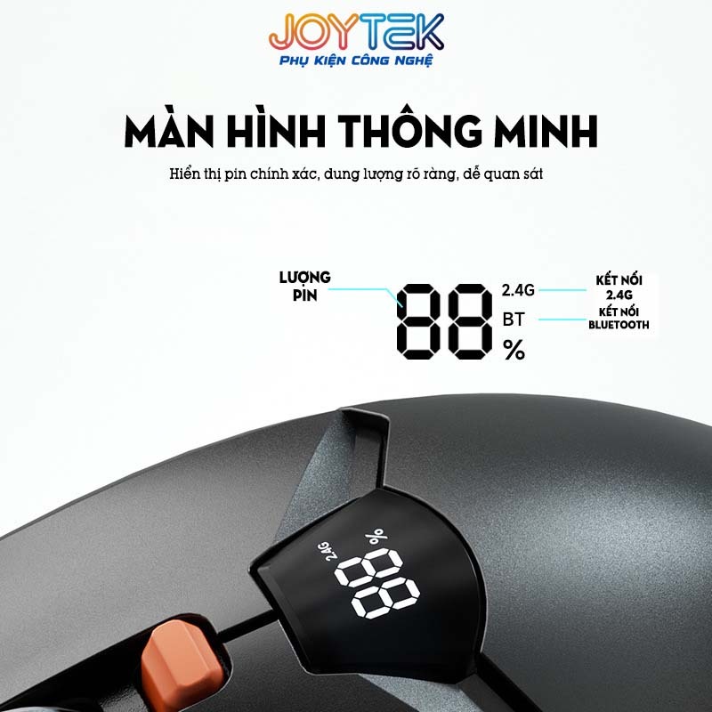 Chuột Game Atas F86 Silent 2 Mode Không Dây Bluetooth Pin 600Mah Cho Game Thủ Và Công Việc Văn Phòng - màu trắng | BigBuy360 - bigbuy360.vn