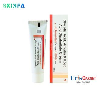 Kem Demelan 5% Arbutin 10% AHA Dưỡng Trắng Sáng Da, Giảm Mờ Thâm Nám - Chính Hãng