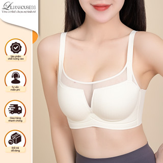  Áo ngực viền ren lưới AL71 bản lưng to che khuyết điểm ôm ngực 