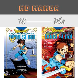 Truyện tranh - Dragon Quest - Cuộc Phiêu Lưu Của Dũng Sĩ DAI - Deluxe Edition - Tập 1 2 3 4 5 6 - Nhà xuất bản Kim Đồng