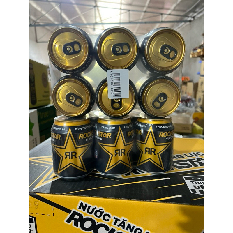 lốc 6 lon nước tăng lực Rockstar