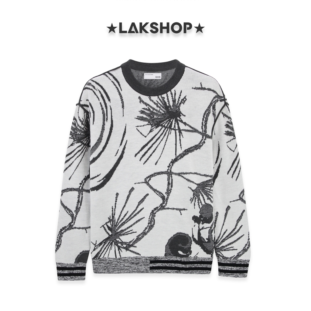 LAK SHOP Áo len GXG Grey Natural Three Series Sweater