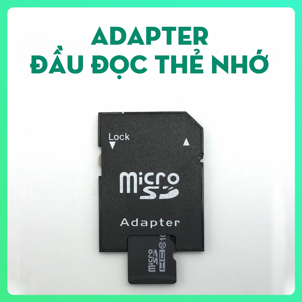 Áo Thẻ Nhớ SD - Sử Dụng Cho Micro SD (Adapter SD)