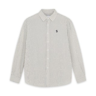 Áo sơ mi SilenceStandard Soft Feeling/Stripe hot 2025